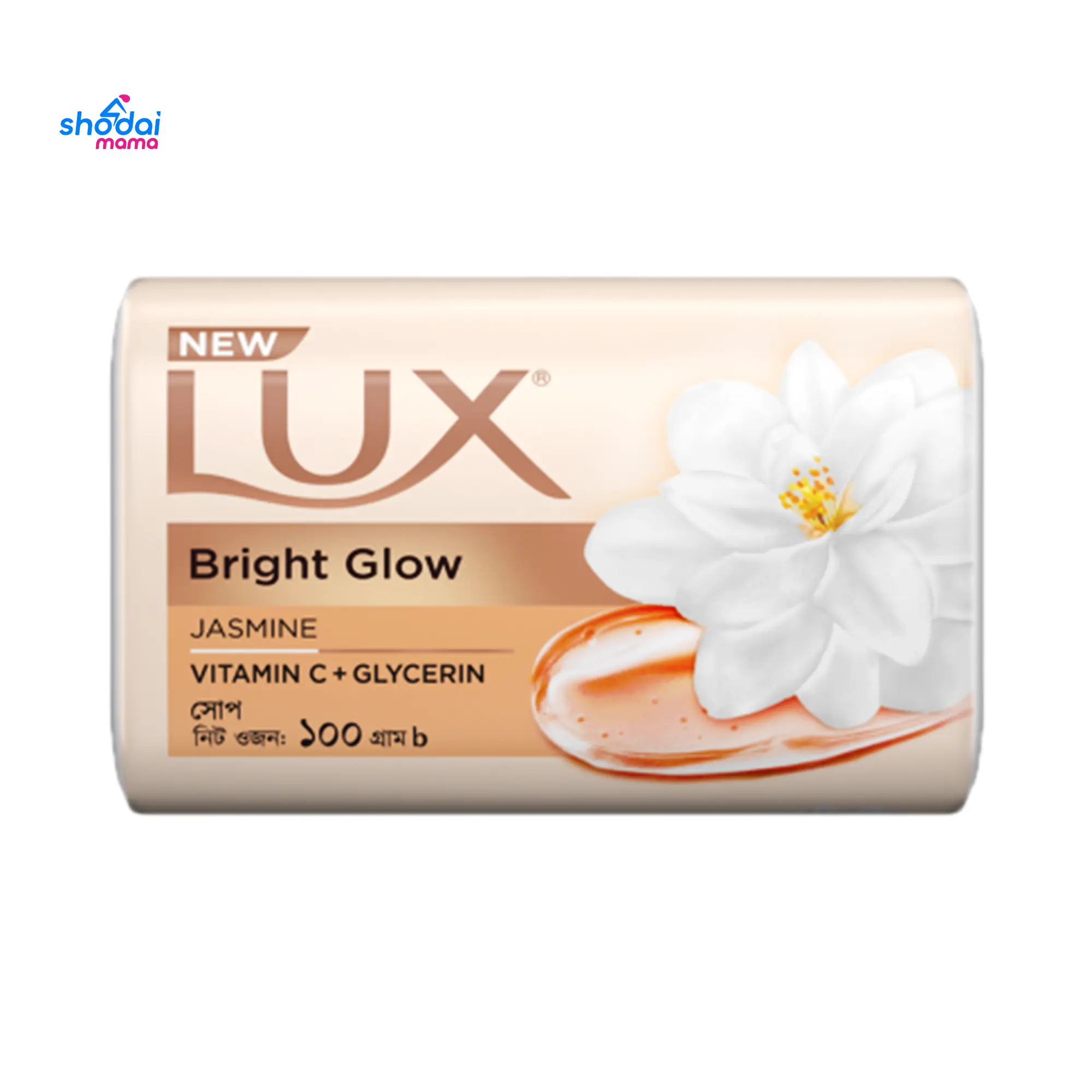 Lux Bright Glow Jasmine Soap 100gm